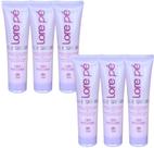 CREME HIDRATANTE EXTRATOS NATURAIS E COLAGENO 300ml LORE PÉ - KIT 6und
