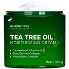 Creme hidratante Majestic Pure Tea Tree Oil 480 ml com ceramidas