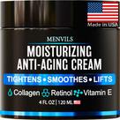 Creme hidratante Menvils Anti Aging & Wrinkle para homens 120mL