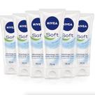 Creme hidratante NIVEA Soft 75mL (pacote com 6)