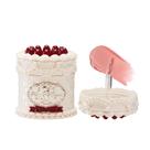 Creme labial Flower Knows Strawberry Cupid Cake, batom líquido fosco e aveludado, mancha labial hidratante, à prova de manchas e sem manchas (suflê V02, 0,17 fl oz)