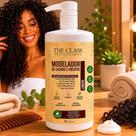 Creme Modelador Cachos Crespos 1L Ativador Finalizador Creme Pentear Cabelo Cacheado Definição Hidratação