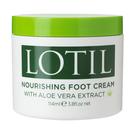 Creme para cuidados com os pés Lotil com extrato de aloe vera 120mL para mulheres