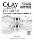 Creme para os olhos Olay Ultimate Niacinamida + Hialurônico + Peptídeo 15mL