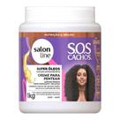 Creme para pentear com Gelatina Super Oleos 1kg S.o.s Cachos - SALON LINE