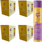 Creme Para Pentear Fashion Leite Siliconizado Com Óleos de Argan + Ojon Vidro 400ml Kit 48 Unidades