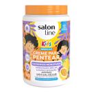 Creme Para Pentear Kids Cachinhos Hidratados Maracujá 1kg - Salon Line Creme Para Pentear Kids Cachinhos Hidratados Maracujá 1kg - Salon Line