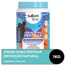Creme Para Pentear Salon Line Definição Natural 1000g