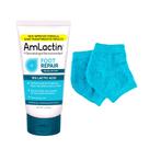Creme para pés Amlactin Foot Repair Therapy 90 ml com meias