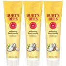 Creme para pés Burt's Bees Softening com óleo de coco 125 ml (pacote com 3)