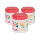 Creme para suavizar bordas com leite capilar Just For Me 180 ml (pacote com 3)