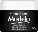 Creme preto modelo p/ cabelos com química 50g divina dama Creme preto modelo p/ cabelos com química 50g divina dama