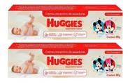 Creme Preventivo De Assaduras Huggies Supreme Care Vermelha 80g Kit Com 2 Pomadas