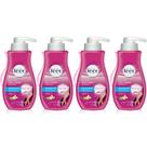 Creme removedor de cabelo Veet Sensitive Formula 400 ml (pacote com 4)