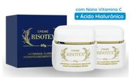Creme Risotex Antissinais Clareador e Hidratante Original 40g Kit C/2