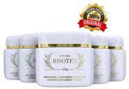 Creme Risotex Antissinais , Clareador e Hidratante Original 40g Kit C/5 Unidades