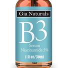 Creme sérico Gia Naturals Vitamina B3 30mL ou 60mL anti-envelhecimento