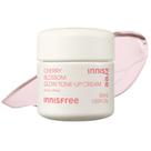 Creme Tone-Up sem innis-free Cherry Blossom Glow com niacinamida