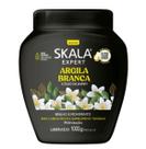Creme Tratamento Capilar Skala Argila Branca e Óleo de Jasmim 1KG Kit 2 Unidades Brilho e Movimento