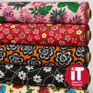 Crepe Aya estampado 1mt x 1,40 toque de seda sedinha