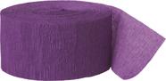 Crepe Streamer Unique Pretty Purple de 81 pés para decoração de festas