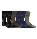 Crew Socks Columbia Moisture Control para homens, pacote com 6 unidades, 6 a 12