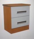 Criado 2 gavetas Cronos cinamomo off white