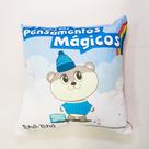 Crianças - Almofada " Ursinho Tchã-Tchã" (Mascote Felipe) - Turma dos Pensamentos Mágicos.