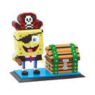 Crianças Anime SpongeBob SquarePants Patrick Star Squidward Blocos De Construção Presentes De