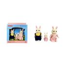 Crianças Diy Playset Mini Floresta Coelho Família Urso Figura Brinquedo Bonecas Móveis Presentes