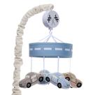 Crib Mobile Lambs & Ivy Little Racer com chupeta musical Crib Mobile Lambs & Ivy Little Racer com chupeta musical