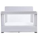 Crib & Playard Baby Delight Lunaire em tamanho real Pebble Grey Crib & Playard Baby Delight Lunaire em tamanho real Pebble Grey