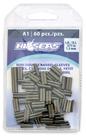 Crimp Sleeves Hi-Seas Mini Double Barrel Copper 1,9 mm, preto
