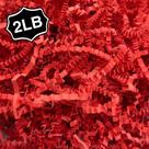 Crinkle Cut Paper Shred Filler Corlcol 1kg para caixa de presente vermelha