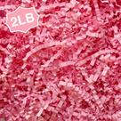 Crinkle Paper Shred Filler Corlcol 1 kg para bolsa de presente rosa