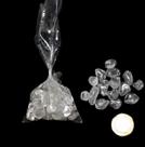 cristal de Quartzo Branco Rolado saco com 100 gramas