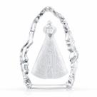 Cristal Decorativo Aparecida 12cm Imagem Religiosa Luxo Cristal Decorativo Aparecida 12cm Imagem Religiosa Luxo
