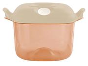 Cristal Pop Quadrada 1,9 litros cor Rosa Chá Tupperware