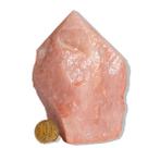 Cristal Rosa Natural Tipo B - Pé e Bico Serrado 300 a 400g - Aproximadamente 8cm