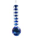 Cristal Suncatcher sala quarto jardim Feng Shui Azul