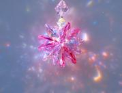 Cristal Suncatcher sala quarto jardim Meditação carro Rosa