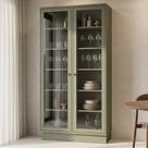 Cristaleira 120cm 2 Portas com Vidro 100% MDF Sevilha