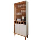 Cristaleira 2 Portas 5 Nichos Jurere Freijo Off White