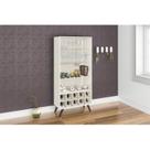 Cristaleira 2 Portas com Garrafeiro 10 Garrafas