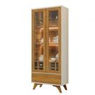 Cristaleira Adega Reflecta 2 Portas de Vidro c/ LED - Mavaular