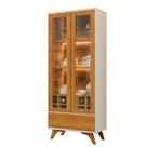 Cristaleira Adega Vitrum 2 Portas de Vidro com LED Mavaular