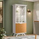 Cristaleira Ambiente Vicenza Off White Ype New Ceval Cristaleira Ambiente Vicenza Off White Ype New Ceval