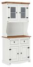 Cristaleira Buffet 04 Portas e 02 Gavetas Branco