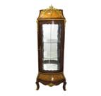 Cristaleira Canto Radica Luxo Coroa Bronze Fundo Espelhado