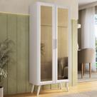 Cristaleira com 2 Portas de Vidro Retrô 68cm Urban Multimóveis MP6040